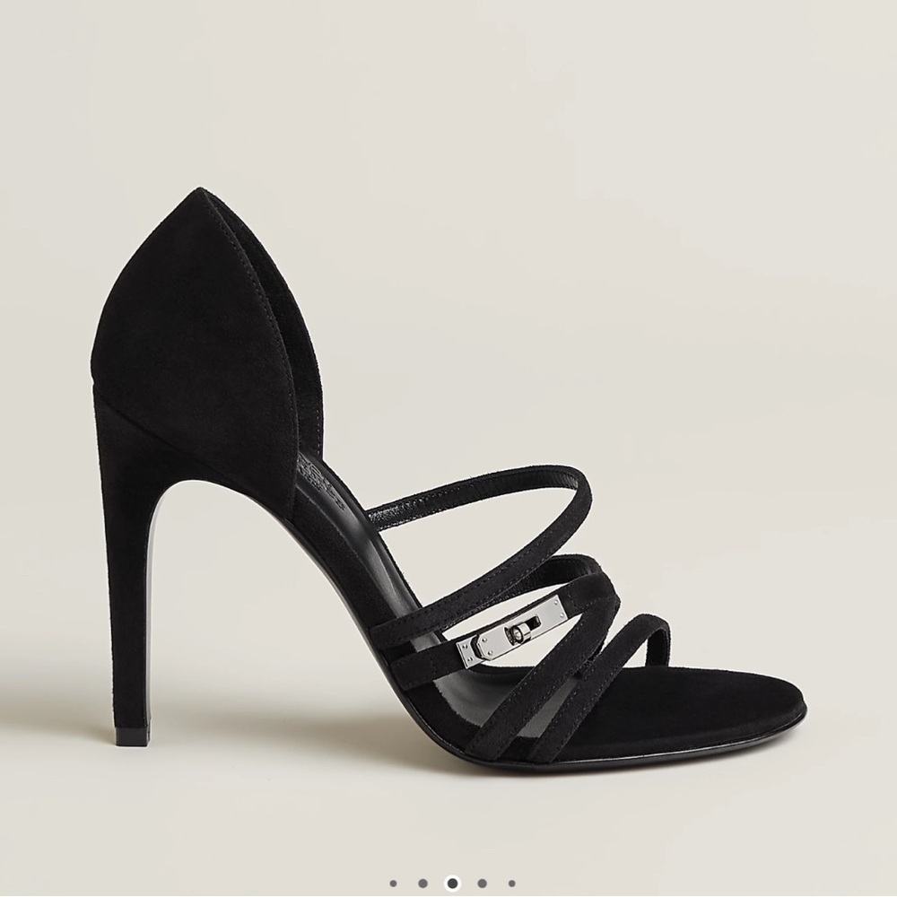 BNWT Hermes 🍊 Lipstick Sandal Heel 105 Size 40 - Picture 2 of 2
